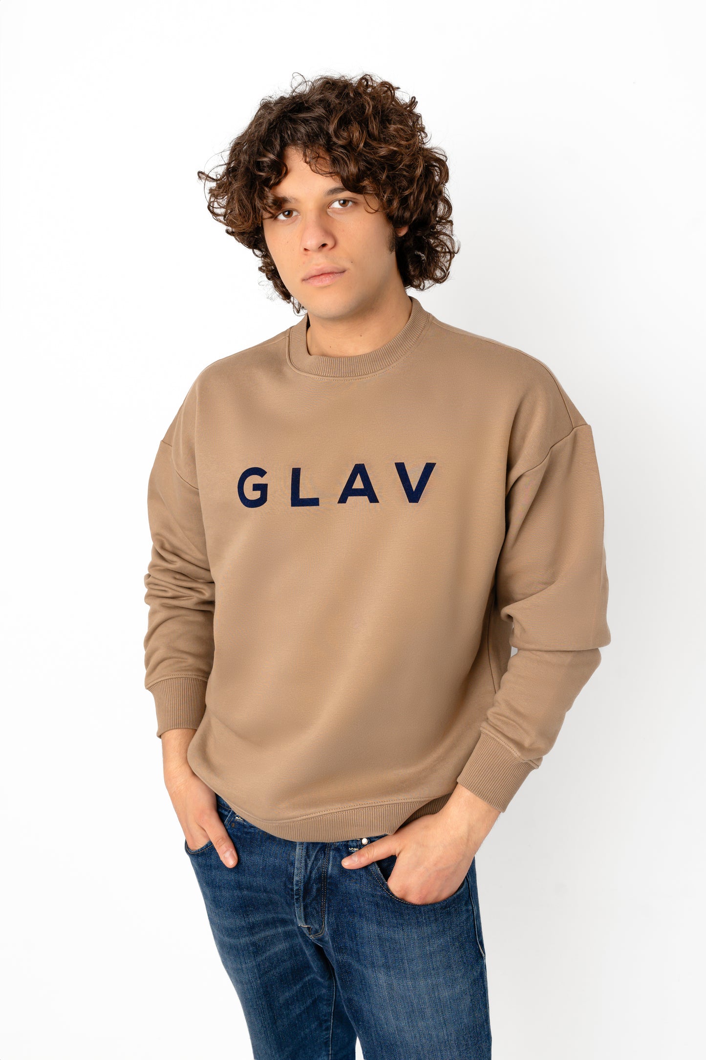 Felpa GLAV Ecosostenibile Girocollo Unisex Oversize